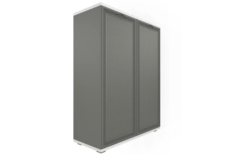 Тумба ТБ-1001-СЯ-СО (Снежный Ясень/Серый Оникс) — Мебель-центр Озерцо