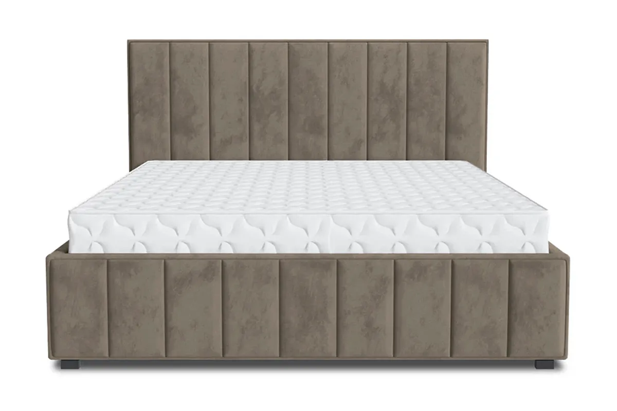 Кровать Кордова-1 с ПМ 140х200 (Боска Лайт VL-2301-04 / Какао) 1 кат. - купить в Озерце