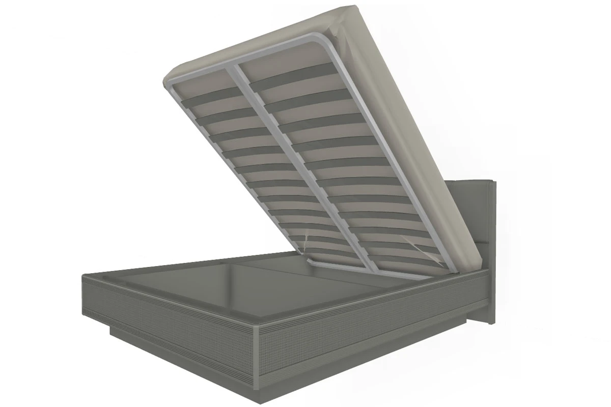 Готовый комплект для спальни СК-1006-ГС-СО (Гикори Джексон Светлый/Серый Оникс) - купить в Озерце