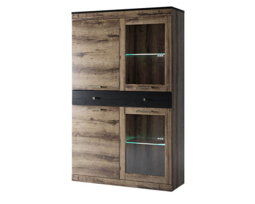 Джаггер Шкаф с витриной 2V2D1S в мебель-центре Озерцо