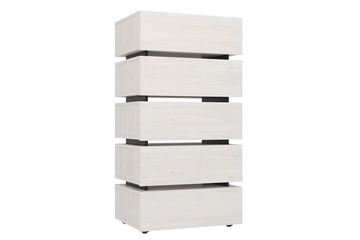 Гостиная Oslo комплект 2 (Бетон Пайн светлый/Черный) — Мебель-центр Озерцо