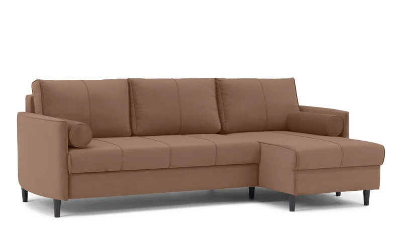 Диван Kvina New угловой, Тк. Casanova Chocolate 142x228 — купить в Озерце