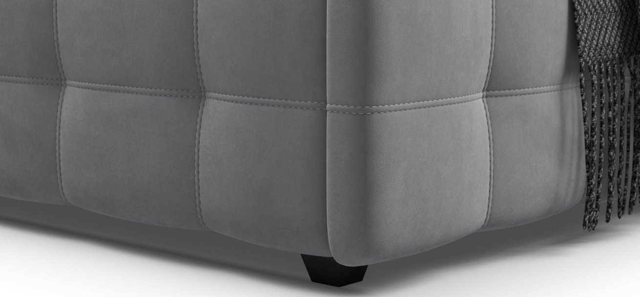 Кровать BOSS mini NEW велюр Monolit сталь - купить в Озерце