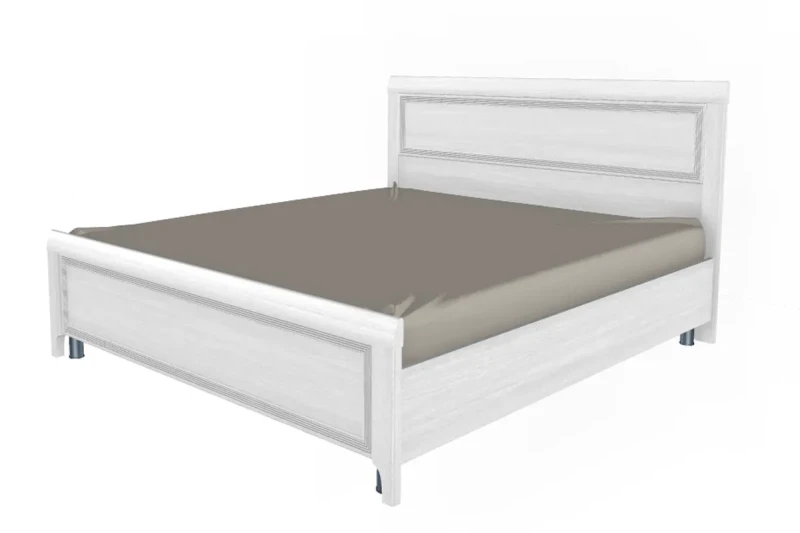 Кровать КР-2024 180х200 (Снежный Ясень) - купить в Озерце