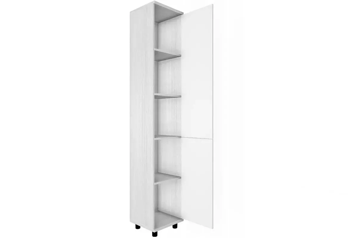 Шкаф многоцелевой ШК-5076-СЯ-БГ (Снежный Ясень/Белый Бриллиант Глянцевый) в мебель-центре Озерцо
