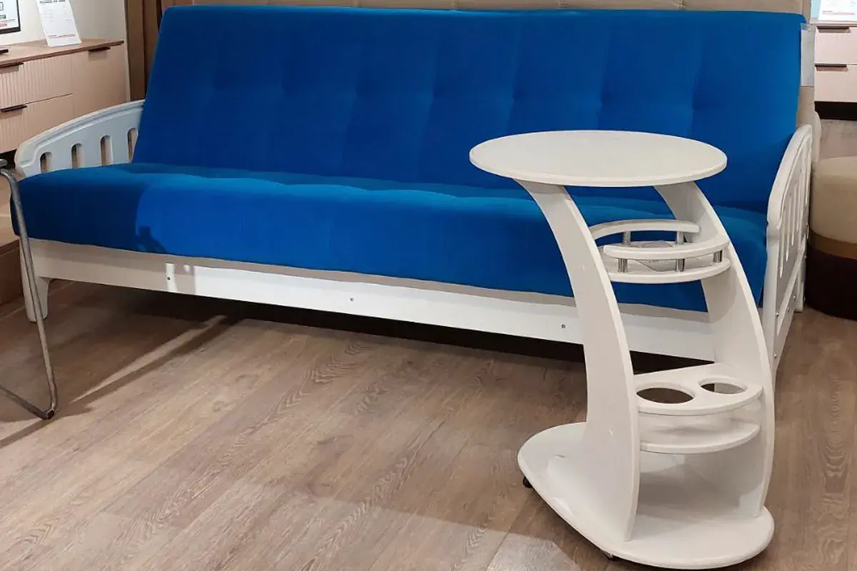 Диван-кровать Ретро (Белый/Velutto 45) — купить в Озерце