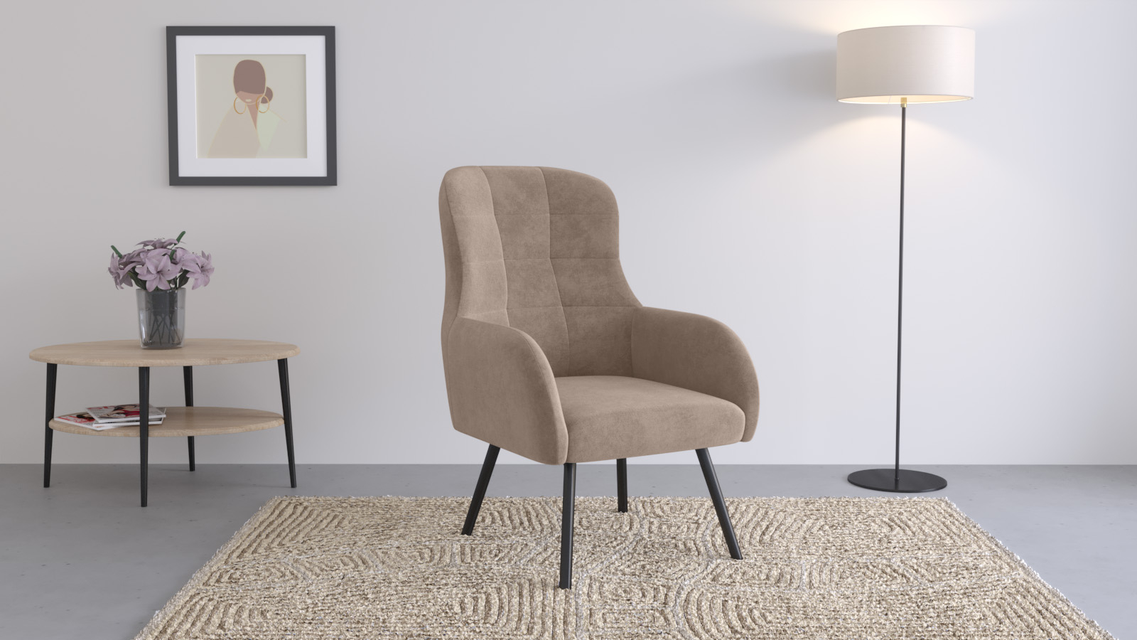 Кресло Leonardo Casanova Stone 67x85 — купить в Озерце