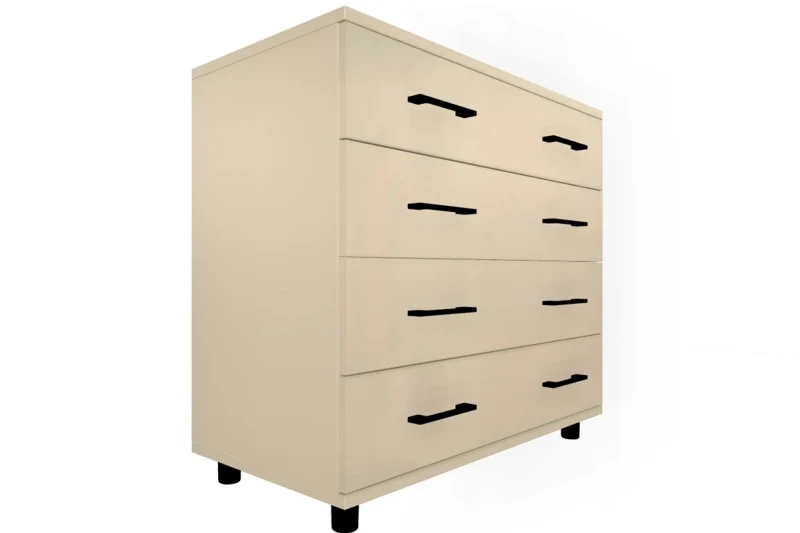 Комод КМ-5031-СК-КГ (Серый Кашемир/Кашемир Глянцевый) — Мебель-центр Озерцо