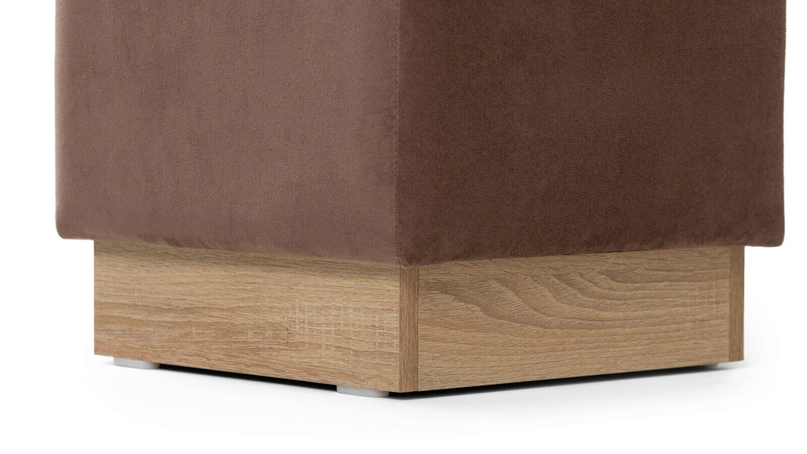 Пуф Enge Дуб Бардолино натуральный Casanova chocolate 37x37 — купить в Озерце