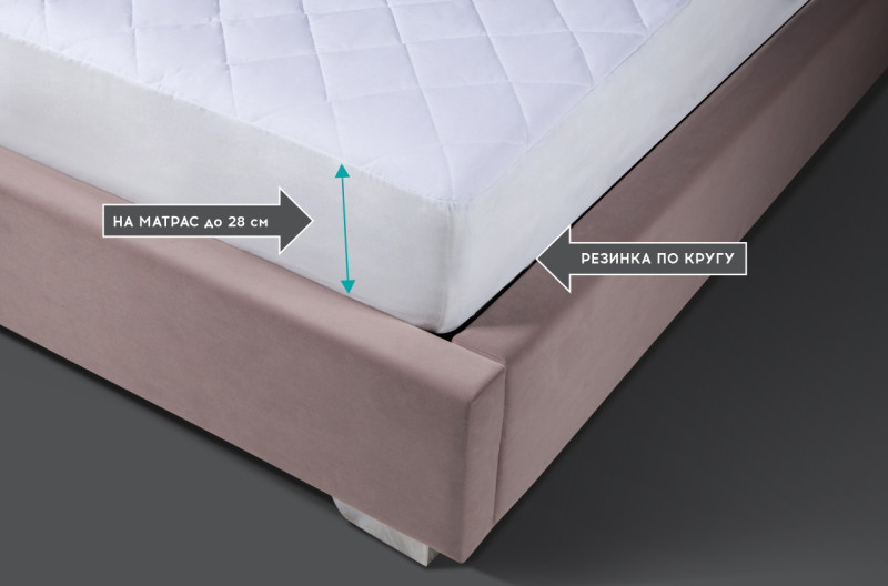 Наматрасник Cotton S1 150x190 (фисташковый) в мебель-центре Озерцо