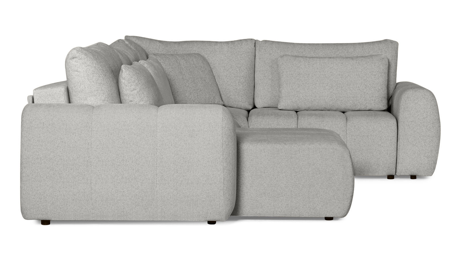 Диван -кровать П-образный Mellow-4 секц. ткань Raven 06 247x350 — купить в Озерце