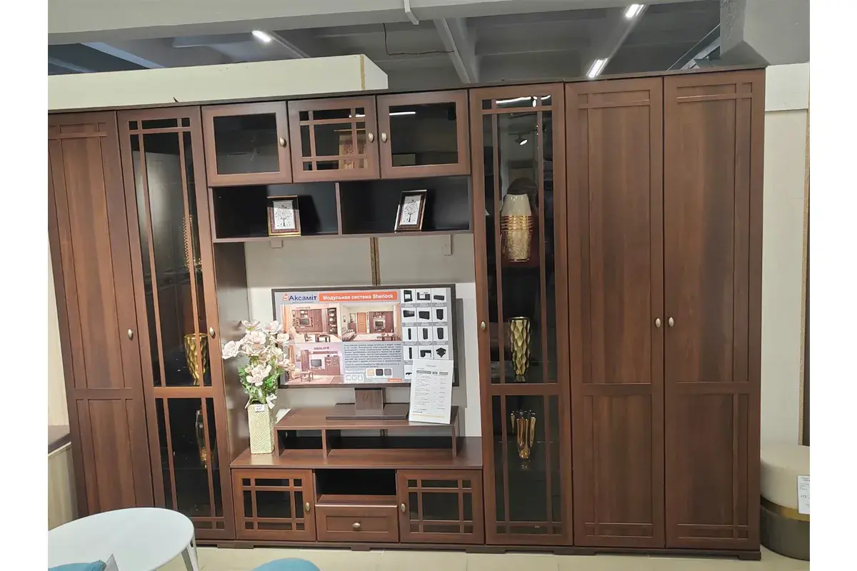 Шкаф для одежды Sherlock 11 (Орех шоколадный) в мебель-центре Озерцо