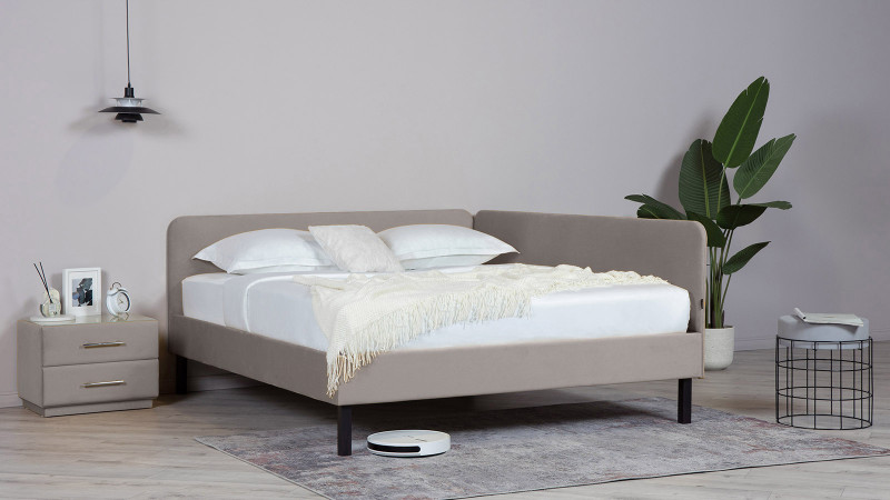 Кровать Astra Long 140x200, Тк. Casanova Grey - купить в Озерце