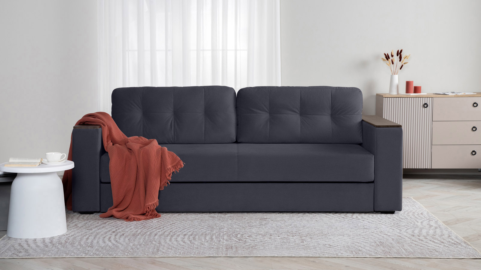 Диван Loko Pro Тк. Sky Velvet 40 113x243 — купить в Озерце