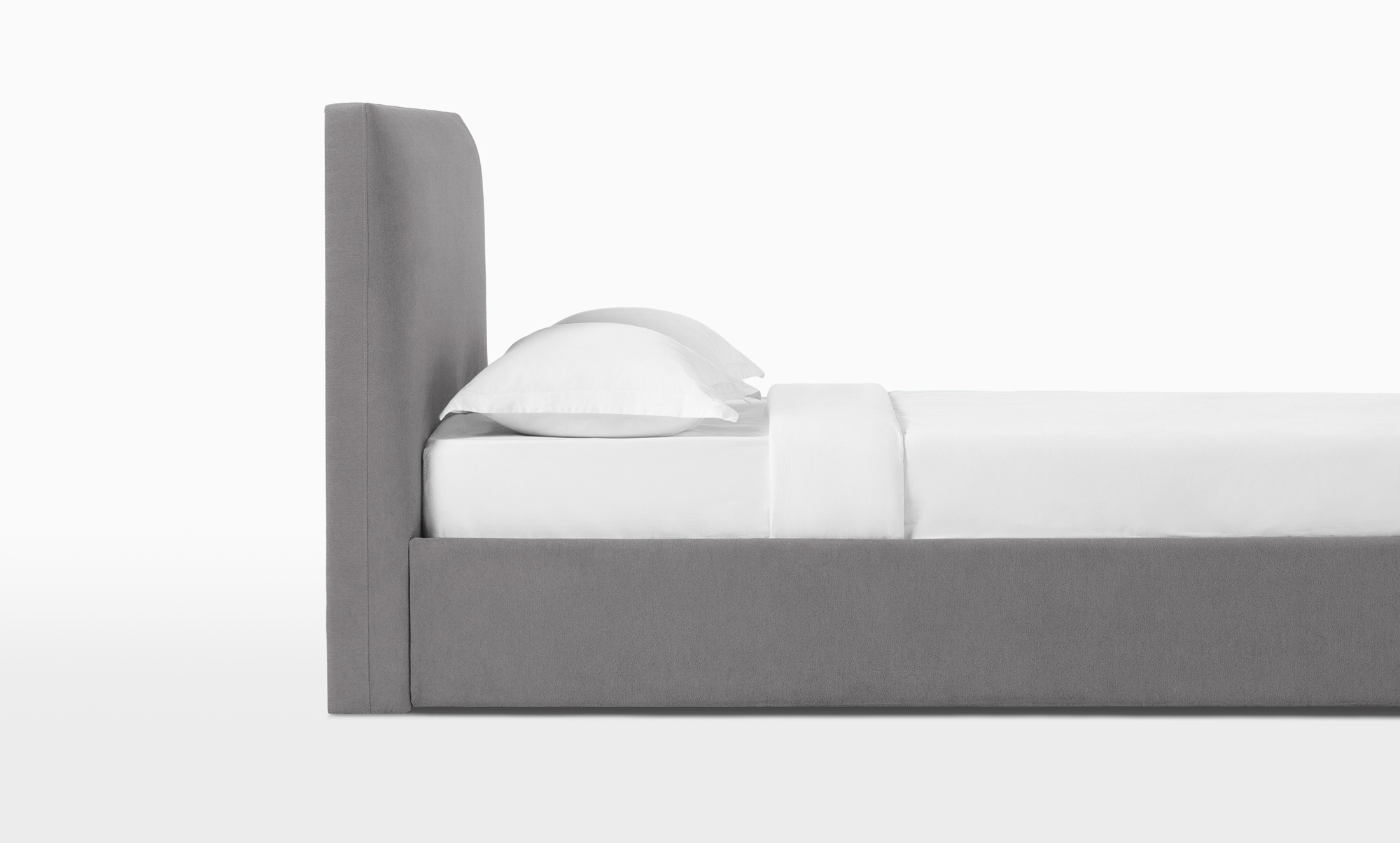 Кровать Adagio, ткань Sky Velvet 18, 140x200 - купить в Озерце
