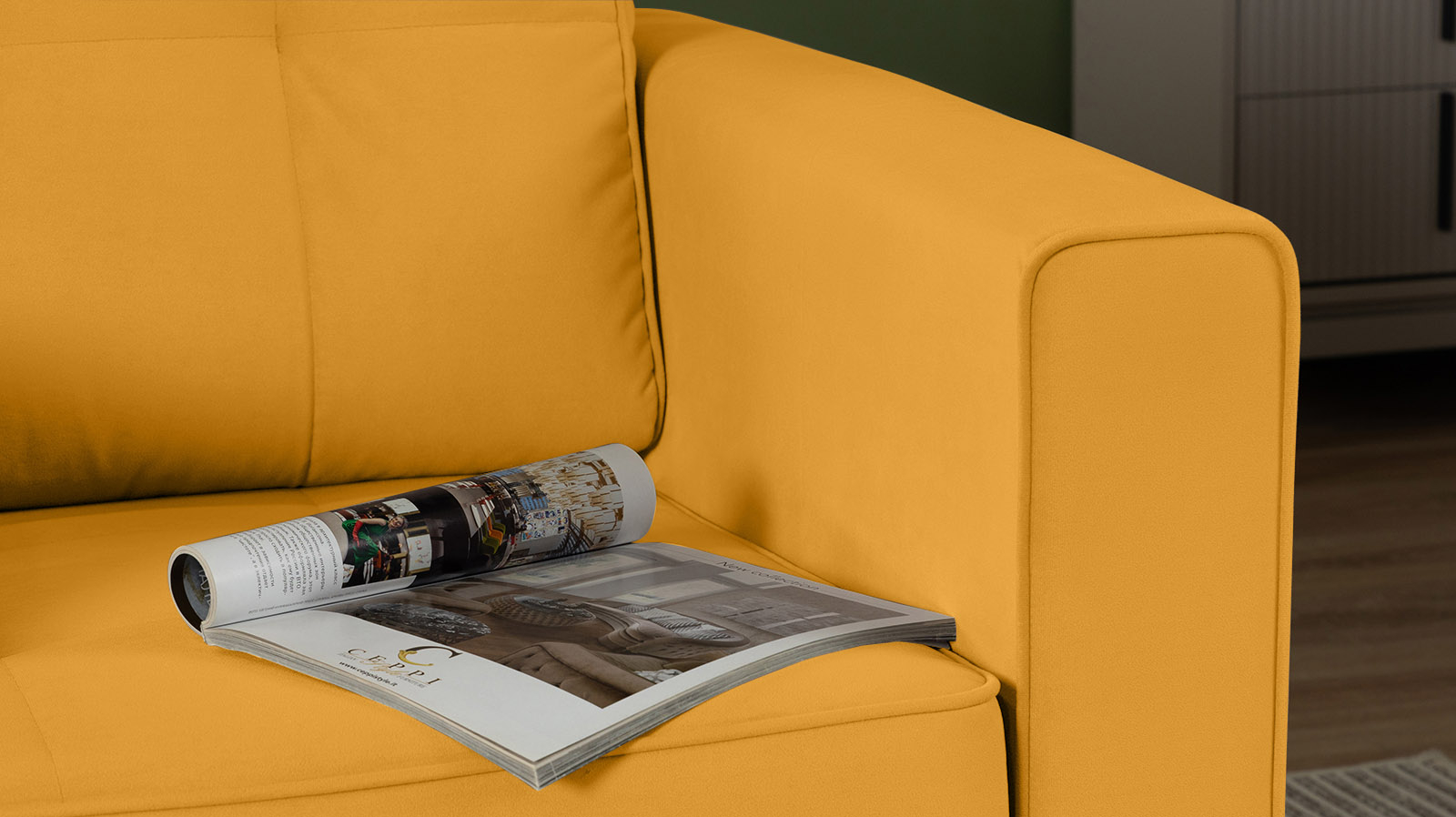 Кресло Amani Pro, Тк. Sky Velvet 30 (подлокотник: 15 см) 89x93.5 — купить в Озерце
