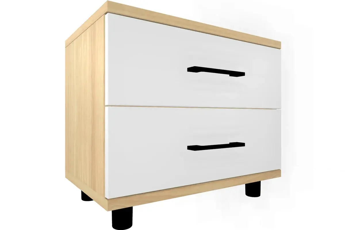 Спальня Грейс комплект 4 (Ясень Асахи/Белый Бриллиант Глянцевый) - купить в Озерце