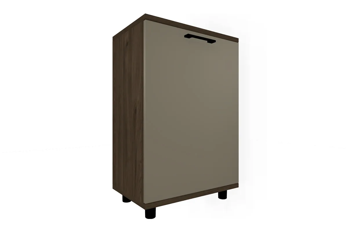 Детская Грейс композиция 1 (Гикори Джексон Темный/Латте Матовый) — Мебель-центр Озерцо