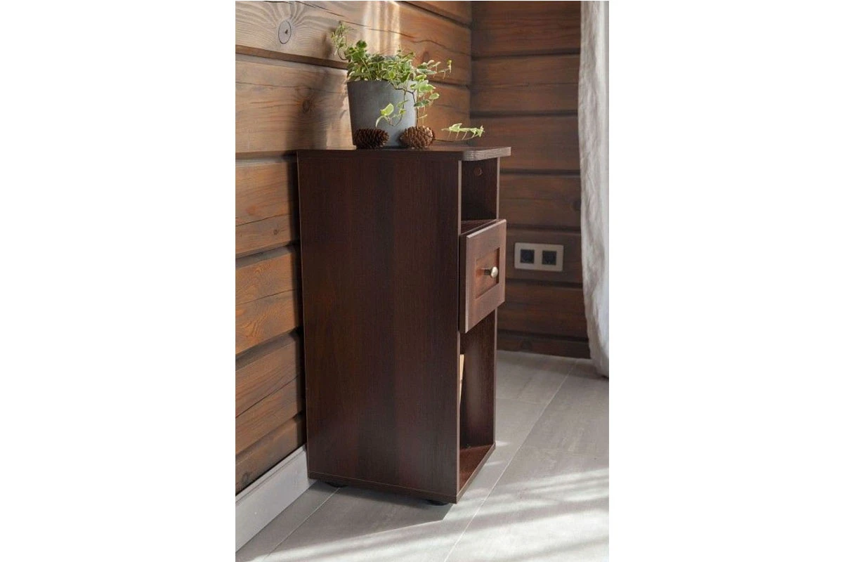 Тумба прикроватная Sherlock 51 (Орех шоколадный) — Мебель-центр Озерцо