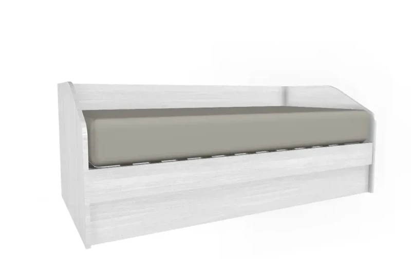 Кровать КР-118 90х190 (Снежный Ясень) - купить в Озерце