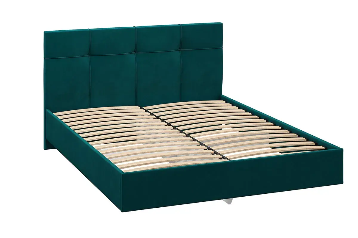 Кровать Каприз на латах 180х200 (Newtone EMERALD (зеленый)) - купить в Озерце