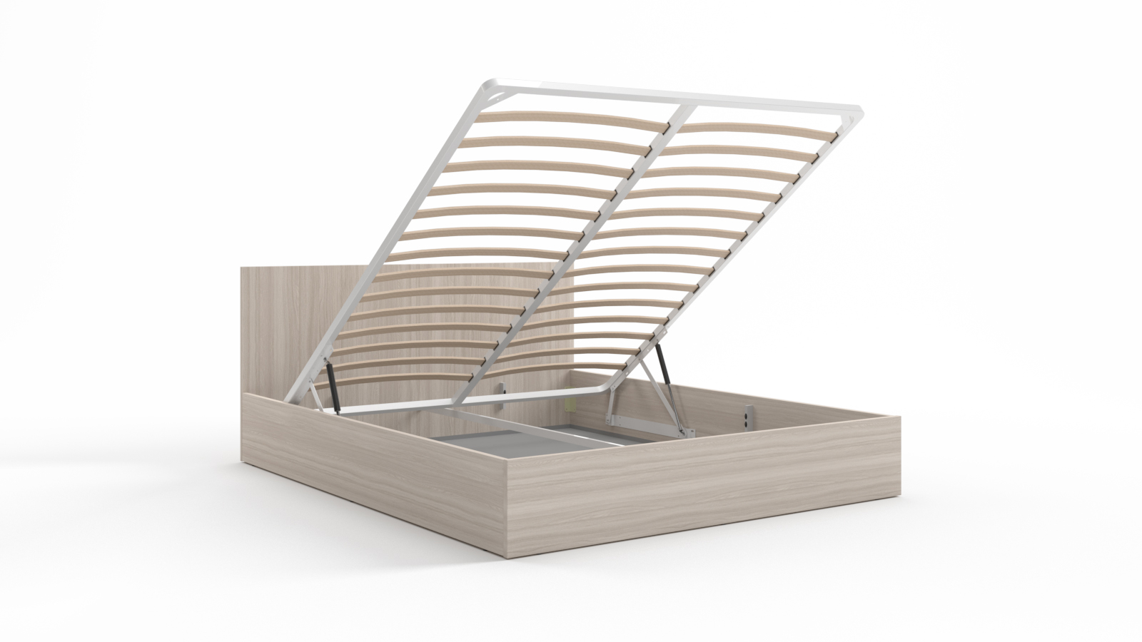 Комплект с подъемным механизмом Ralto, цвет ясень шимо светлый, 160x200 + Тумба навесная Pronto, цвет ясень шимо светлый - купить в Озерце