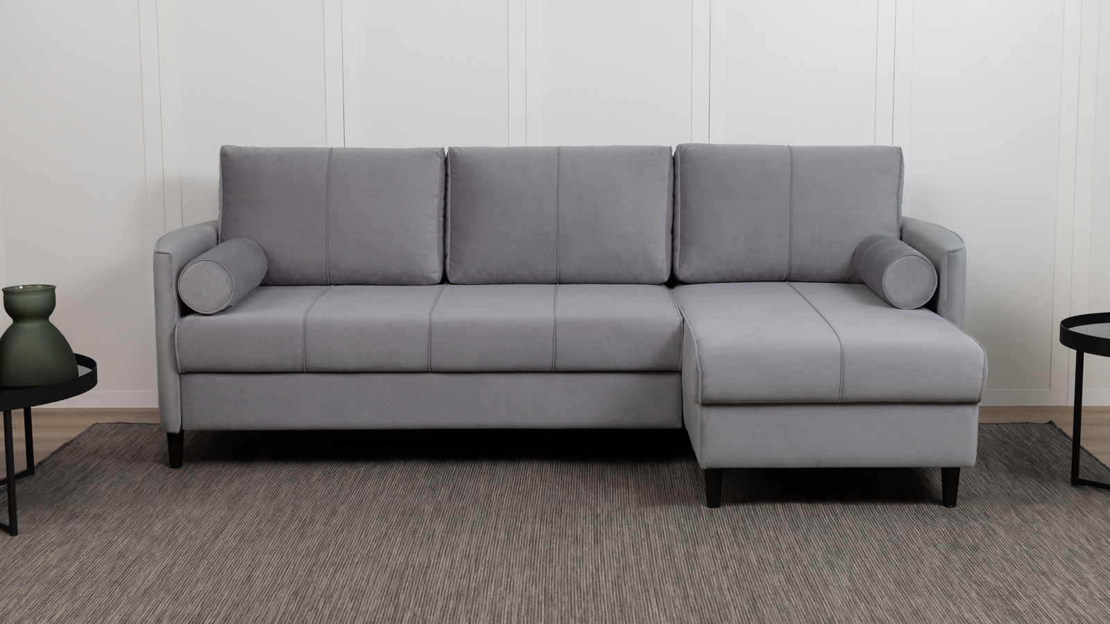 Диван Kvina New угловой, Тк. Sky Velvet 08 142x228 — купить в Озерце