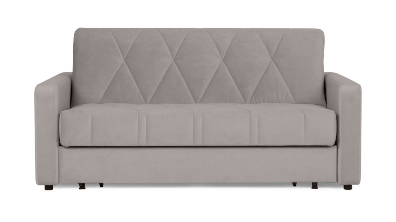 Диван - кровать Domo Pro стежка ромб, ткань Casanova Grey 160x216 — купить в Озерце