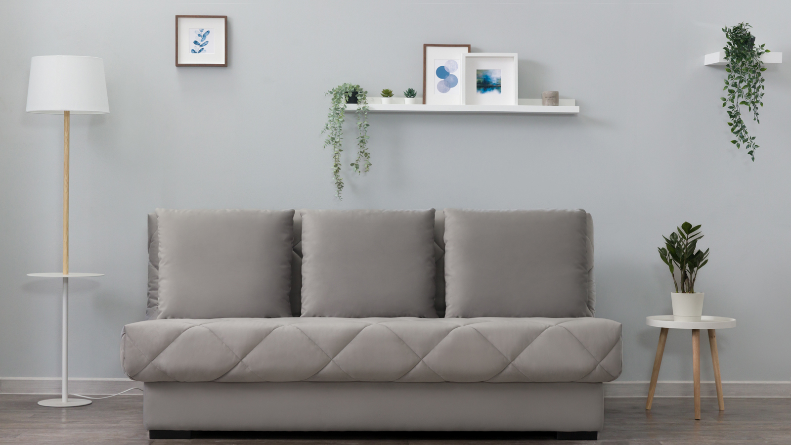 Диван Vega Nova Sky velvet 08 с коробом для белья 128x197 — купить в Озерце