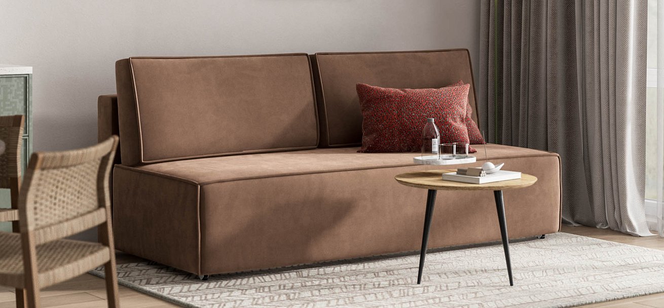 Норд Мини диван Велюр Монолит мокко — купить в Озерце