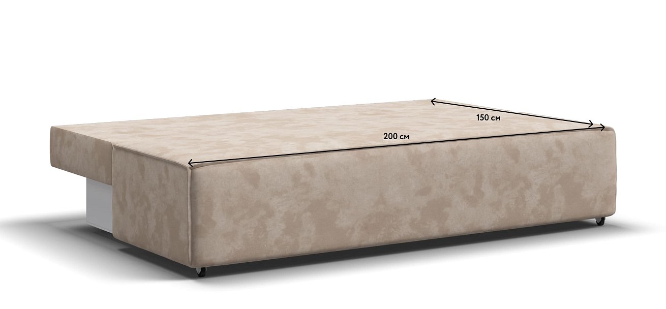 Диван NORD mini Велюр Alkantara пепел — купить в Озерце