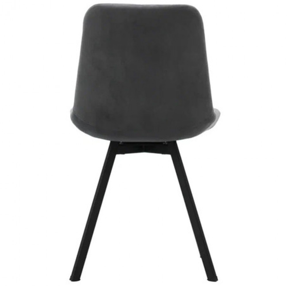 Стул поворотный 360 Гармония муар черный/ серый 3VELU32 - купить в Озерце