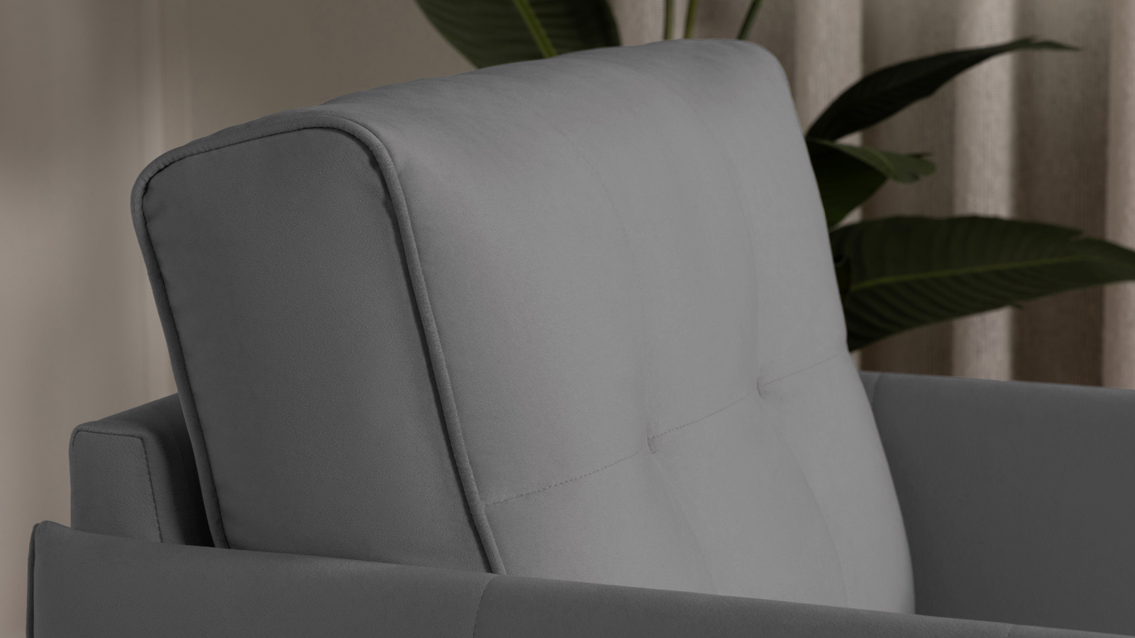 Кресло Amani Pro, Тк. Sky Velvet 08 (подлокотник: 5 см) 73.5x89 — купить в Озерце