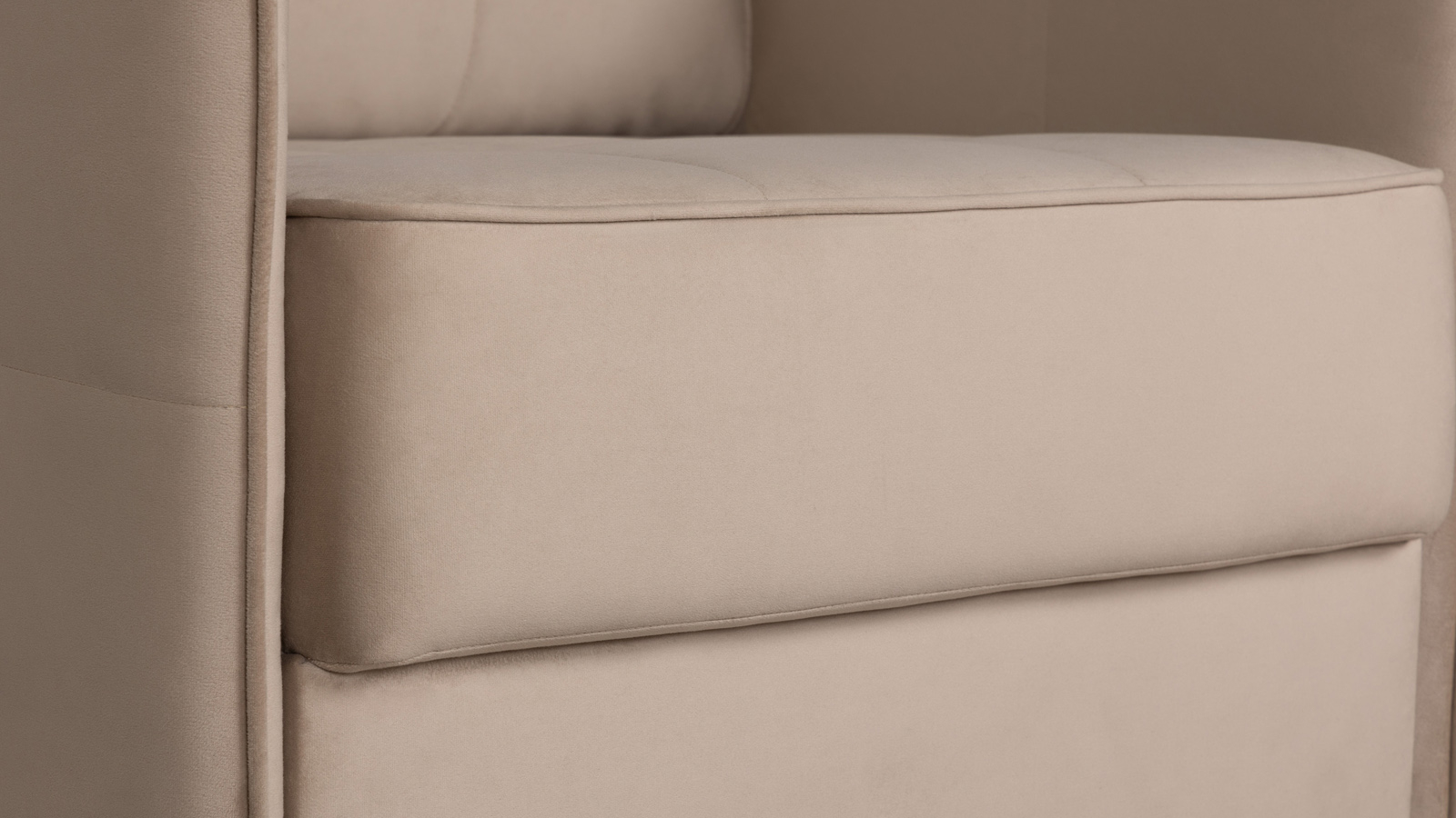 Кресло Amani Pro, Тк. Sky Velvet 03 (подлокотник: 5 см) 73.5x89 — купить в Озерце