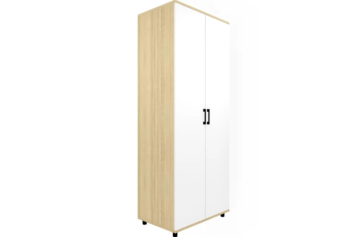 Детская Грейс композиция 1 (Ясень Асахи/Белый Бриллиант Глянцевый) — Мебель-центр Озерцо