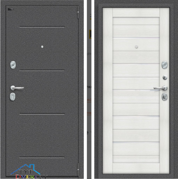 Porta S 104.П22 Антик Серебро/Bianco Veralinga