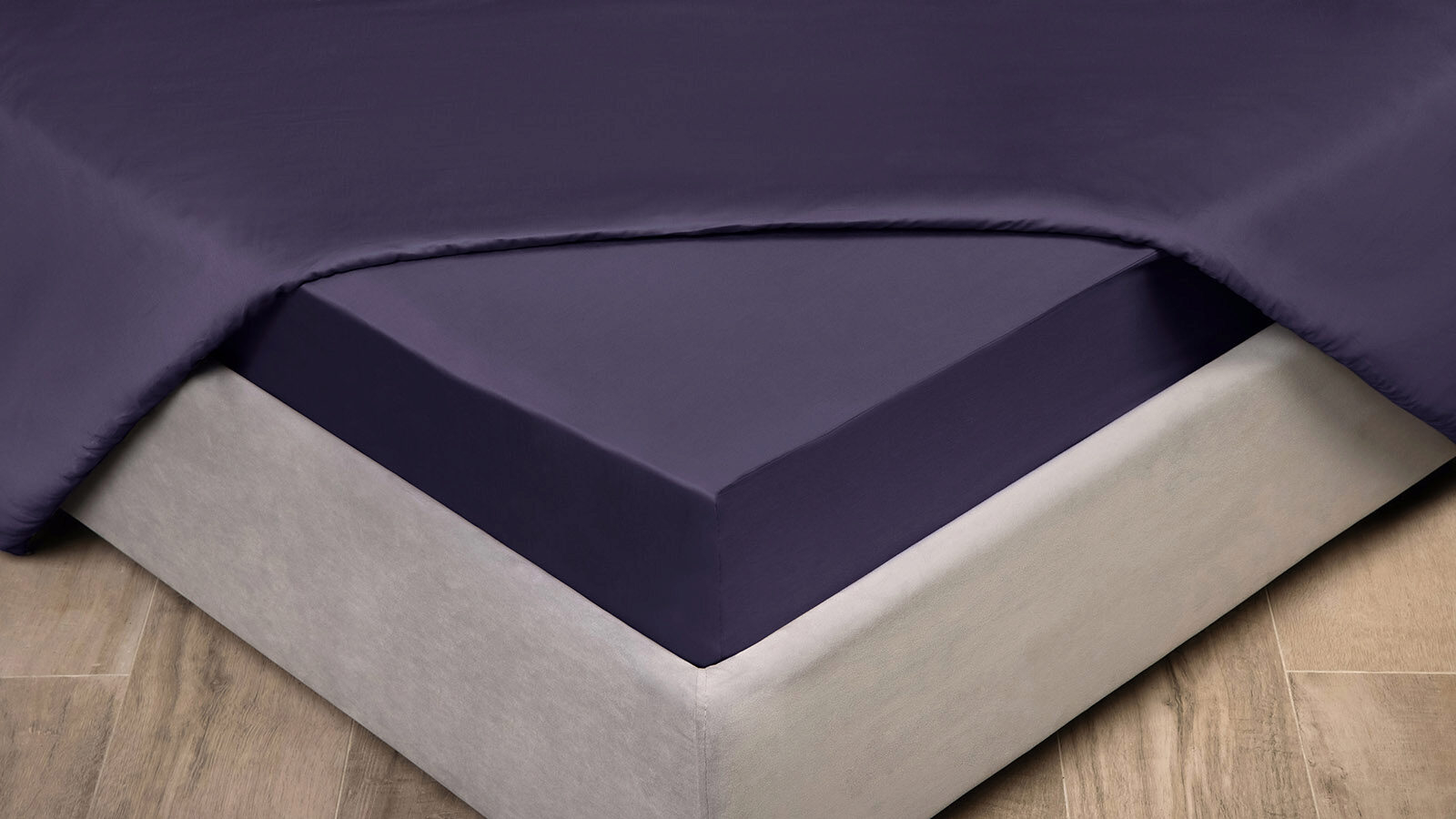 Простынь на резинке Maco Sateen Синий топаз 160x200 в мебель-центре Озерцо
