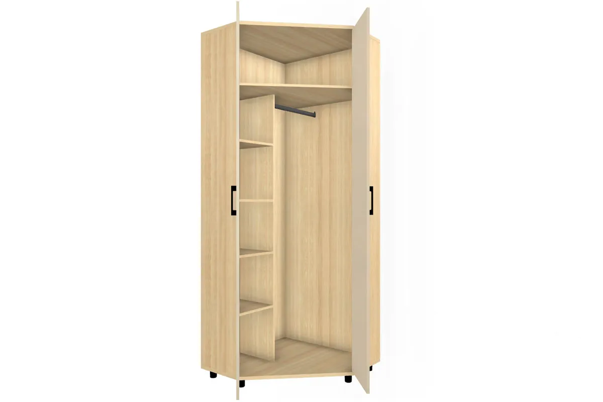 Шкаф для одежды и белья ШК-5015-АС-КГ (Ясень Асахи/Кашемир Глянцевый) в мебель-центре Озерцо