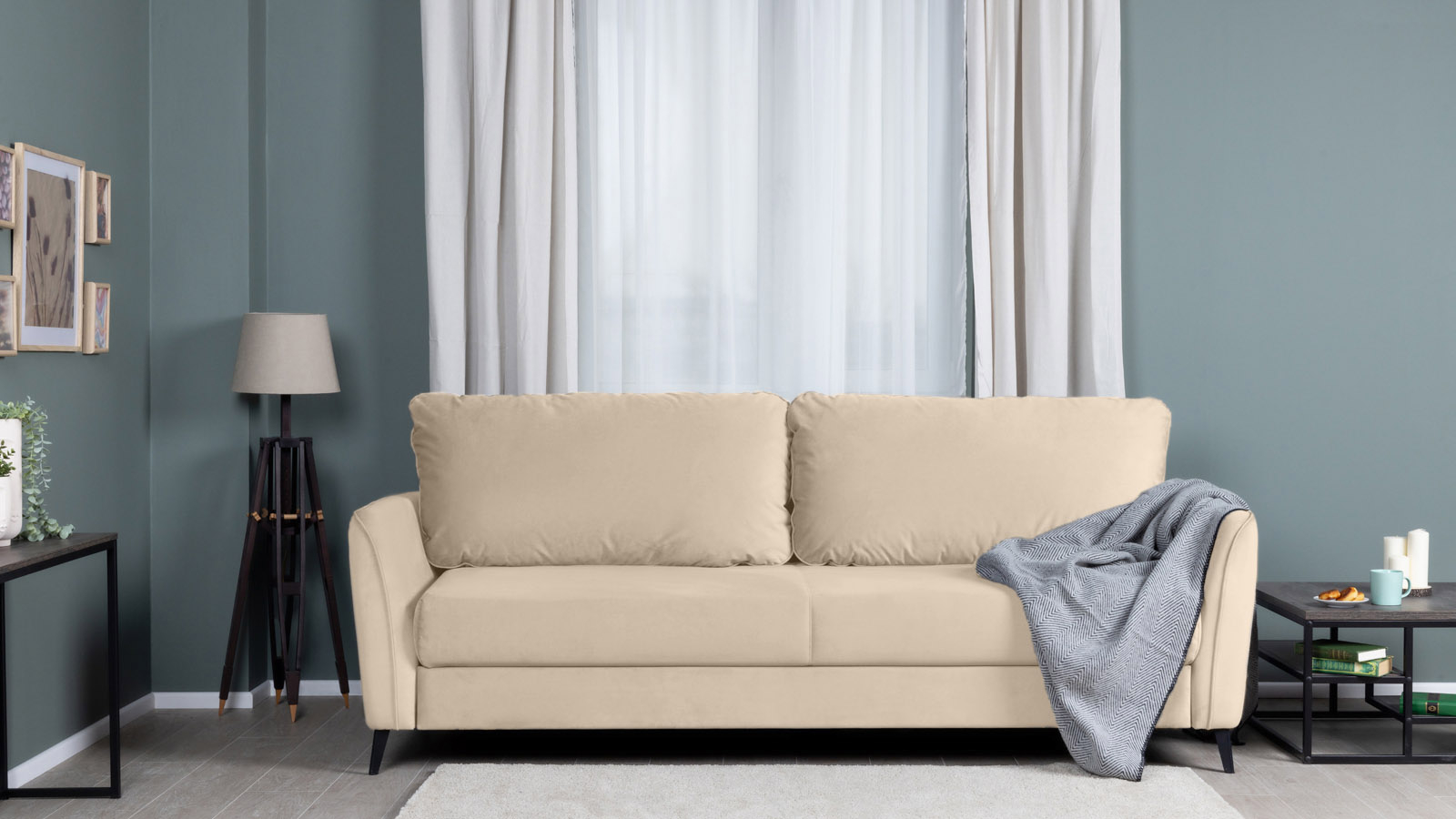 Диван Laguna Sky velvet 21 с коробом для белья 108x174 — купить в Озерце