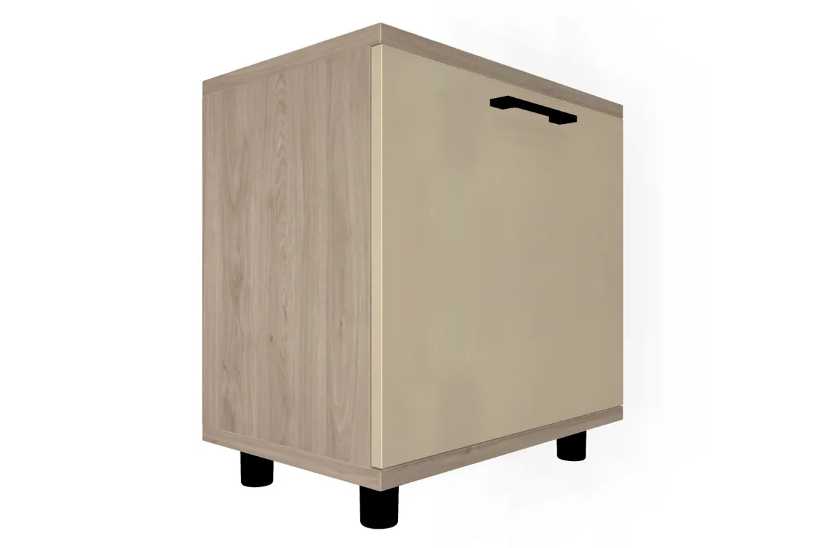 Прихожая Грейс комплект 8 (Гикори Джексон Светлый/Кашемир Глянцевый) — Мебель-центр Озерцо