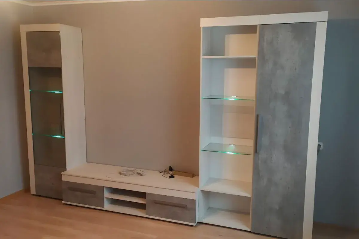 Леон 1 Витрина Высокая в мебель-центре Озерцо