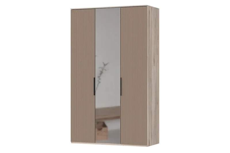 Шкаф Астория №3 (Дуб кастелло серый / Грей софт) в мебель-центре Озерцо