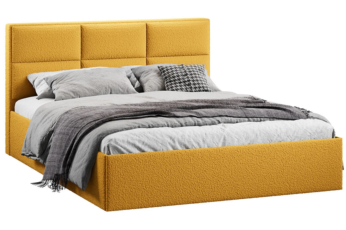 Кровать Стелла с ПМ Тип 1 и заглушиной 160х200 (Экомех/Barni Curcuma) - купить в Озерце