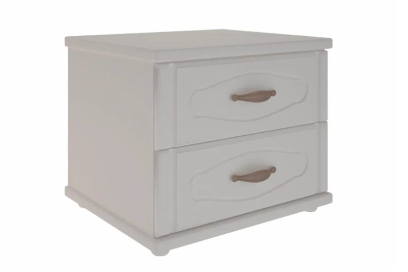 Тумба прикроватная Кристина (Белый) — Мебель-центр Озерцо
