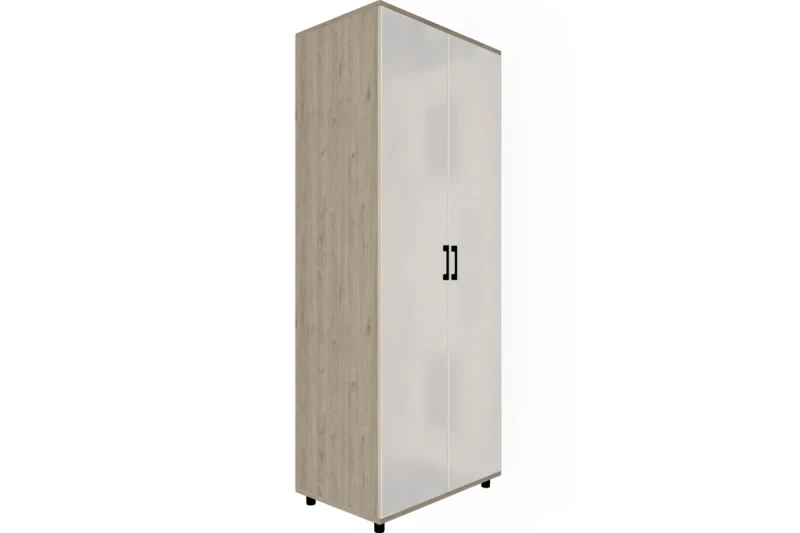 Шкаф для одежды и белья ШК-5003-ГС-КГ (Гикори Джексон Светлый/Кашемир Глянцевый) в мебель-центре Озерцо