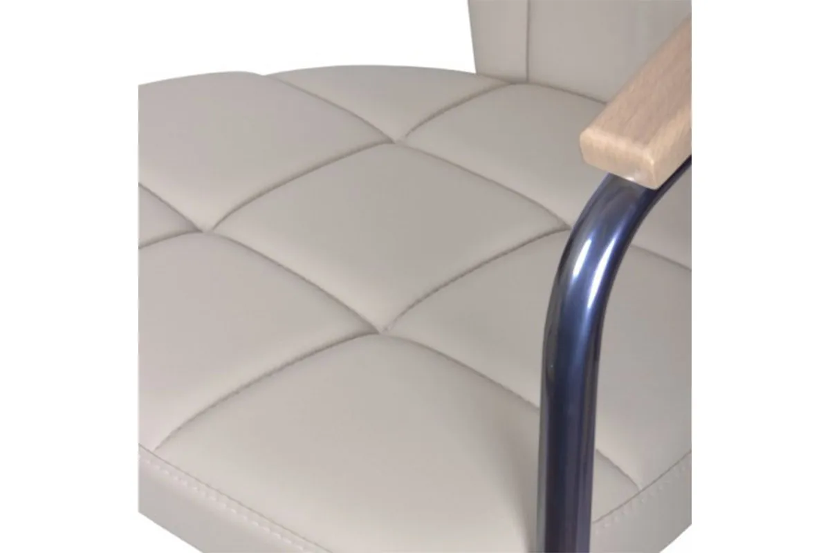 Стул Соната-Комфорт подлокотники бук, каркас Бриллиант, экотекс (3014) СРП-018К - купить в Озерце