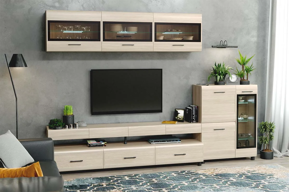 Тумба ТБ-2671 (Ясень Асахи) — Мебель-центр Озерцо