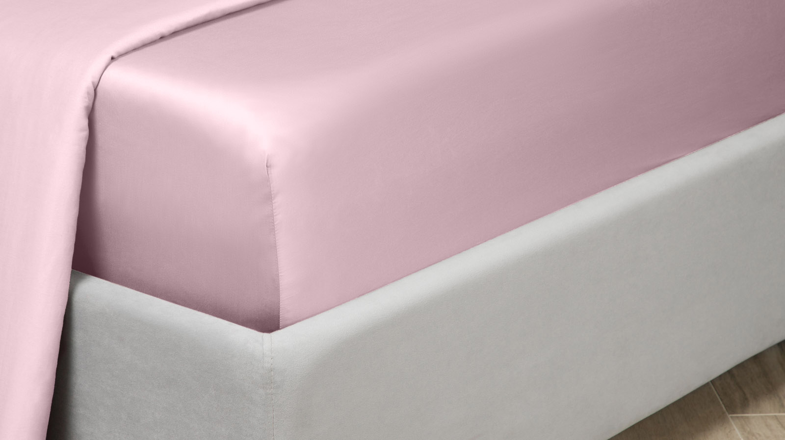 Простынь на резинке Askona Lite Home, цвет Пыльная роза 160x200 в мебель-центре Озерцо