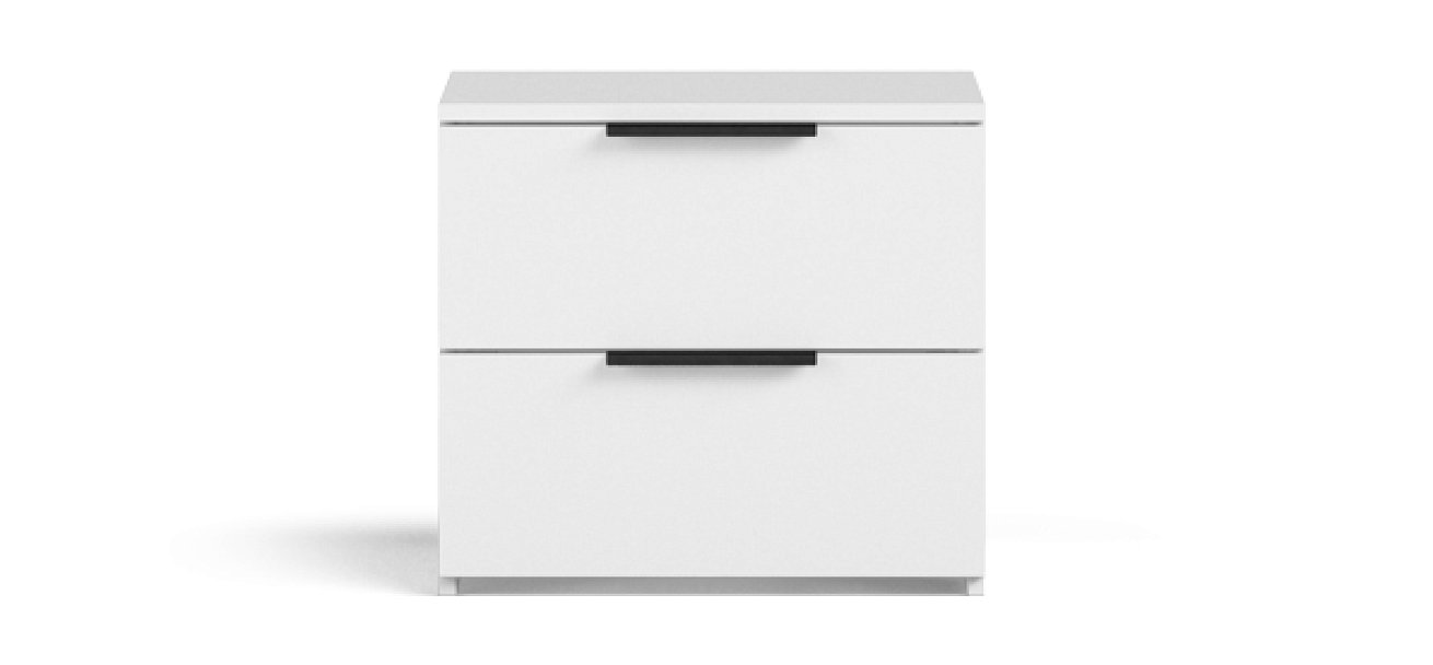 Тумба BOSS STANDART Белая — Мебель-центр Озерцо