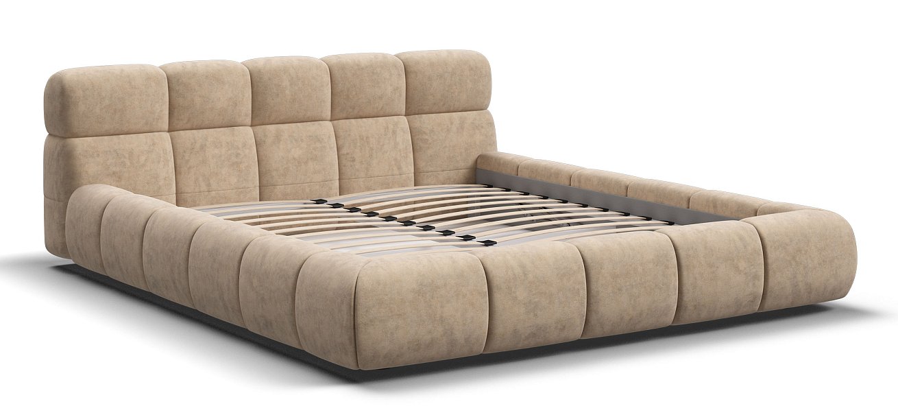 Кровать Босс Дрим 160*200 Про Велюр Royal шампань NEW - купить в Озерце